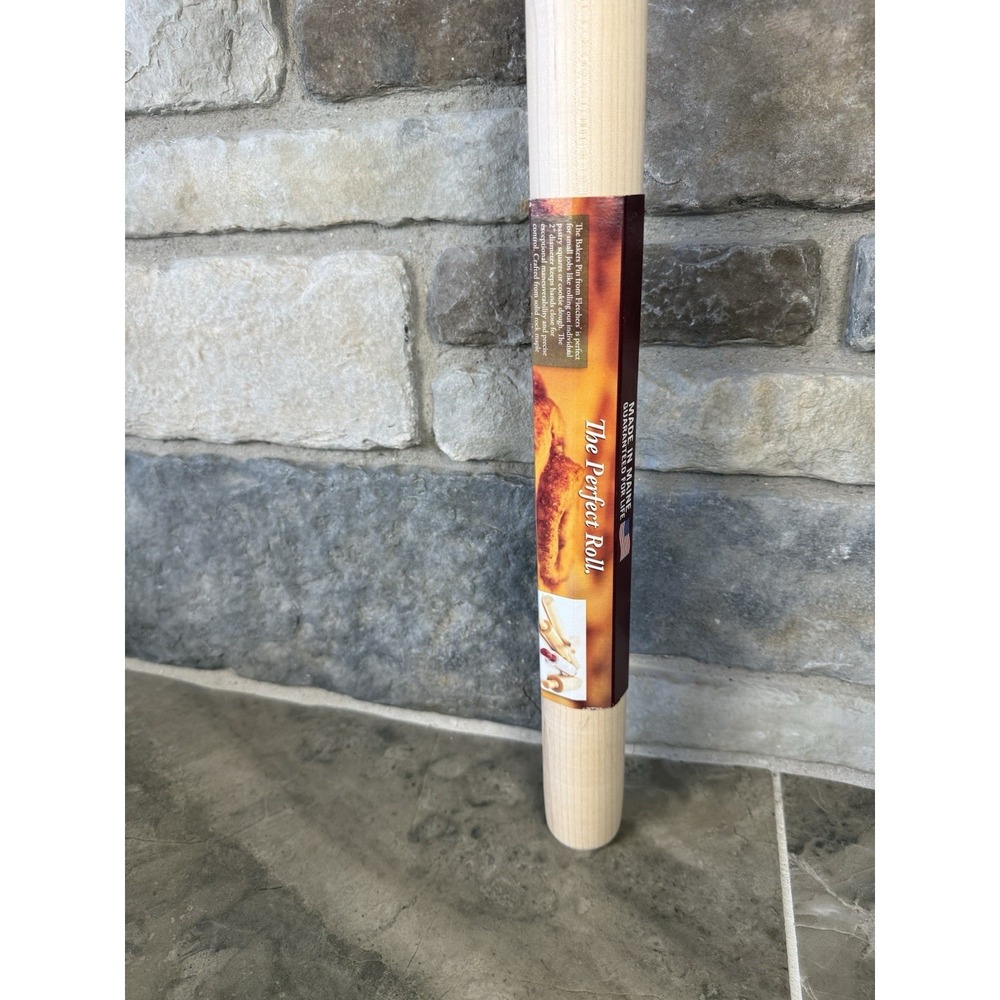 Fletchers' Mill Wood Bakers Rolling Pin - Professional Pastry & Dough Roller USA - Picture 11 of 12